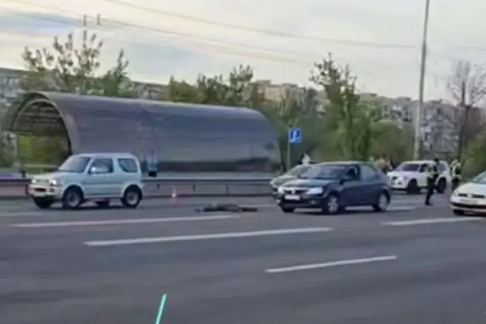 Місце ДТП поблизу Києва