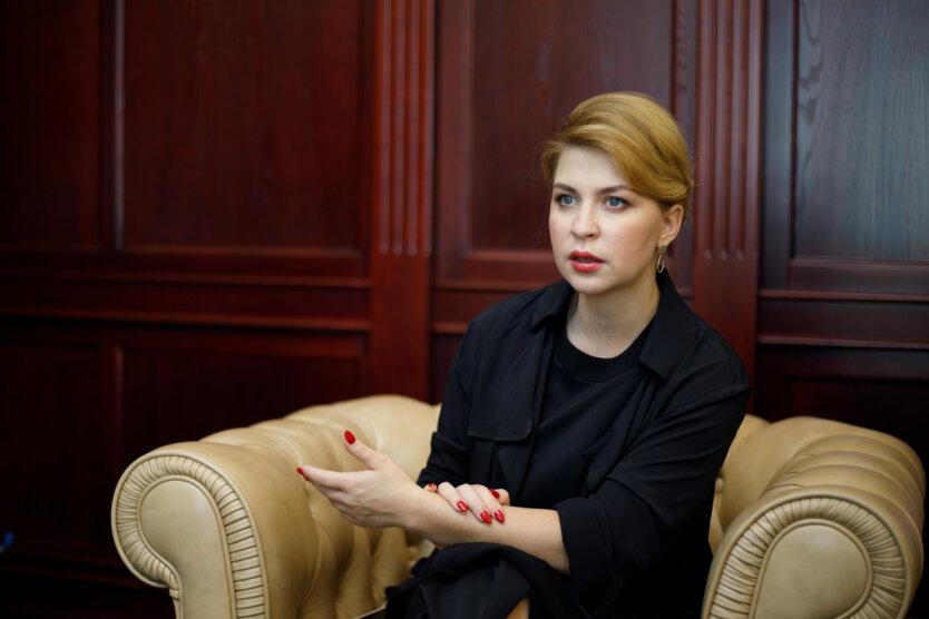 Стефанишина на пресс-конференции