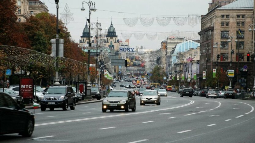 Загальний зображення мапи об'їзду Києва