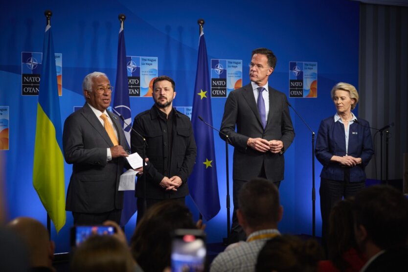 Zieleński spotkał się z liderami UE i NATO w celu koordynacji wsparcia dla Ukrainy: o czym uzgodniono